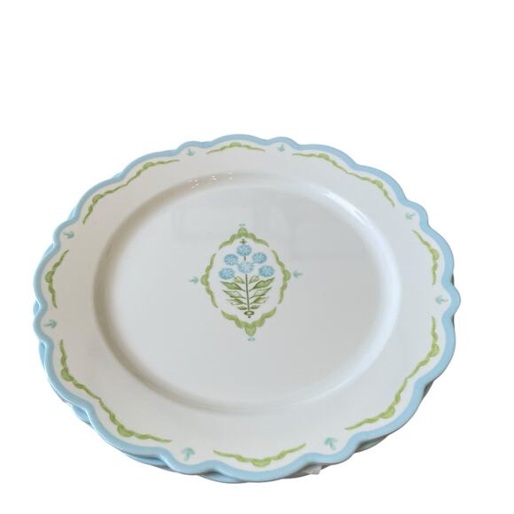 Lillian August French Farmhouse Floral Melamine Dinner Plates 11in Set of 4 New - Picture 8 of 15